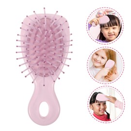 WOONEKY Portable Beard Comb for Men Small Handheld Hair Brush Massage Cushion Comb for Travel Anti-Static Pocket Hairbrush