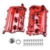 QPCRAP 2Pcs Upgraded Aluminum Engine Valve Covers with Gaskets Fit