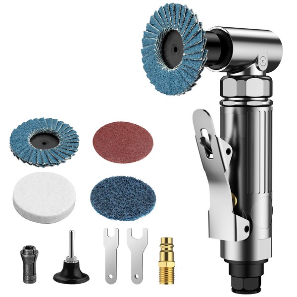 COLFULINE Air Die Grinder with 1/4" and 1/8" Collet, 90