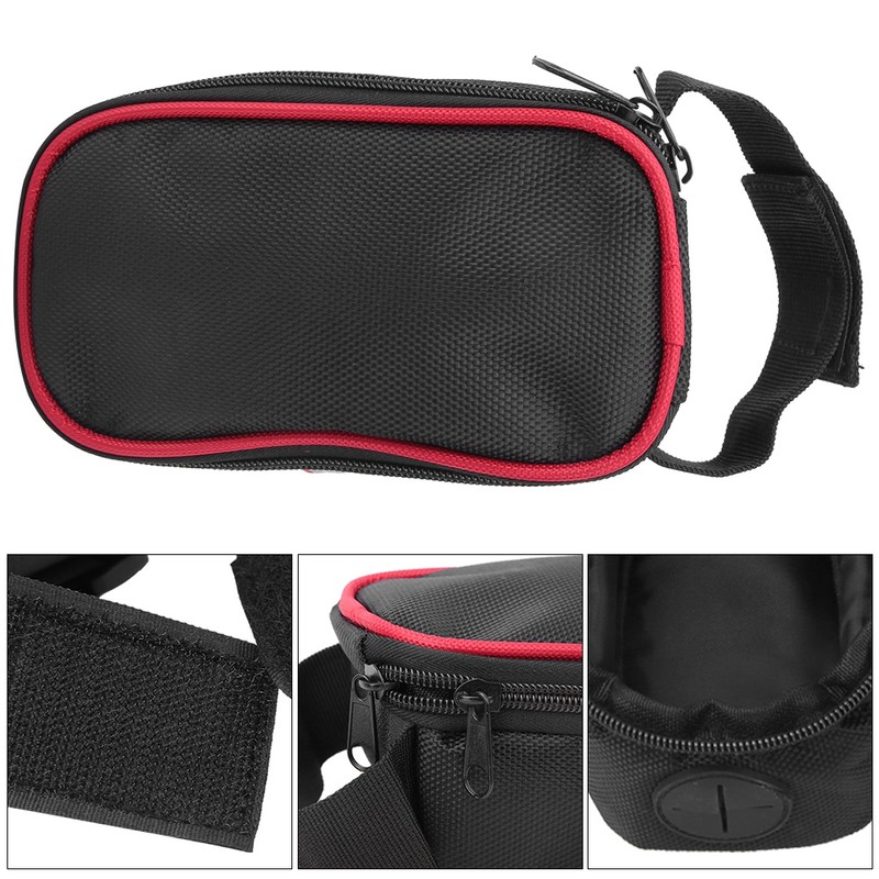 Black Canvas Bike Electric Bicycles Controller Bag Storage Bags Accessory
