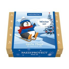 PAEDIPROTECT Winter Set 6 Baby & Children's Skin Care Products with 1 x Wind & Weather Cream, 1 x Hand Cream, 1 x Care Lotion, 1 x Care Oil, 1 x Care Bath & 1 x Hand Warmer, Care Set Women Children Gift