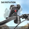 Hiboy Bike Phone Holder, 360° Rotation Adjustable Motorcycle Phone Mount,Bicycle