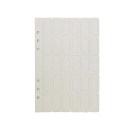 21.6 cm / 15.2 cm Plastic A5/A6 6-Holes Cover Round Ring View Binder File Folder for Loose Leaf Table Protectors Binder/Protective Screen Protector (Bookmark, A5/21 cm x 15 cm/8.5 Inch)