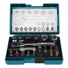 Makita B-54081 Ratchet and Bit-Set 19pcs