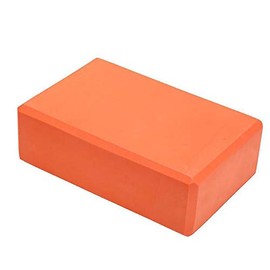 TopHomer Yoga Foam Block, EVA Foam Yoga Block Supportive, Non-Slip Exercise Blocks, for Yoga, Pilates, Meditation Yoga Accessories for Stability, Balance, Deepen Stretches (Orange)