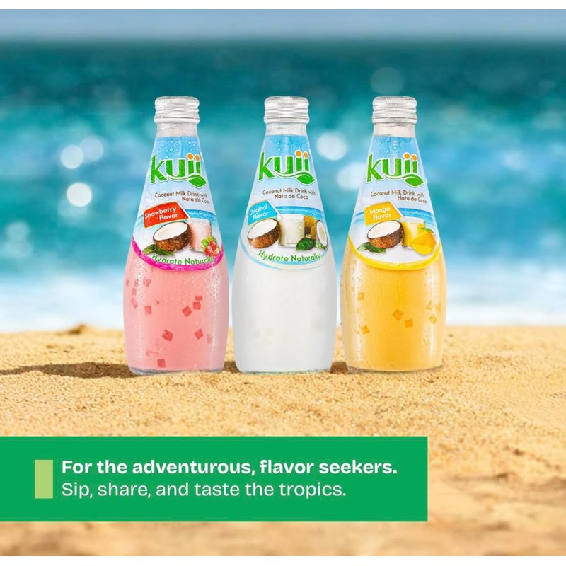 Kuii Coconut Milk Drink – Original Coconut Flavor, 12 Count
