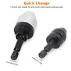 Keyless Drill Chuck Conversion Tool,2 Pcs 1/4 Inch Hex Shank