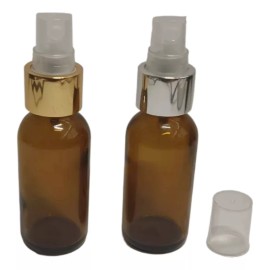 Meliars Frasco Ambar 30 Ml Con Atomizador Dorado / Plata R20 (20pzs)