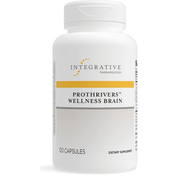 Integrative Therapeutics ProThrivers Wellness Brain - Supports Cognitive Clarity* - Lion's Mane Mushroom, Curcumin Extract, Citicoline & Acetyl L-Carnitine - Gluten Free - Dairy Free - 120 Capsules