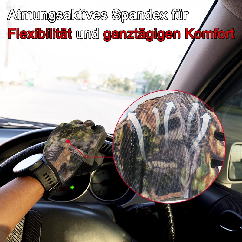 HANDLANDY Utility Work Gloves Men & Women, Safety Mechanic Gloves,