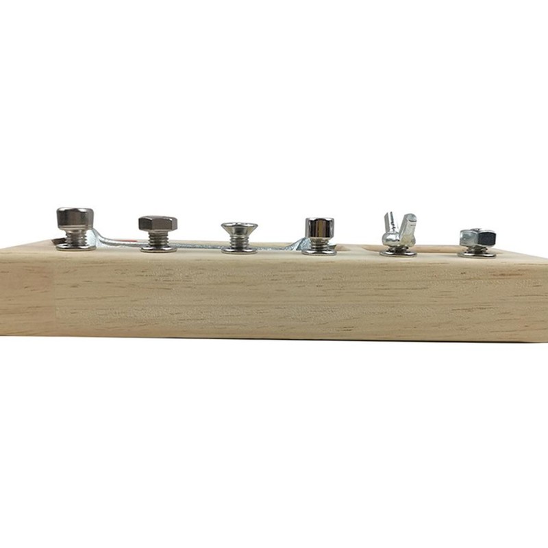 Wooden Screw Driver Board for Kids Basic Skills Development Educational