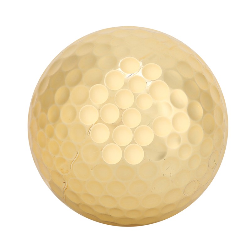 4Pcs Portable High Quality Double Layer Gold Plating Golf Ball