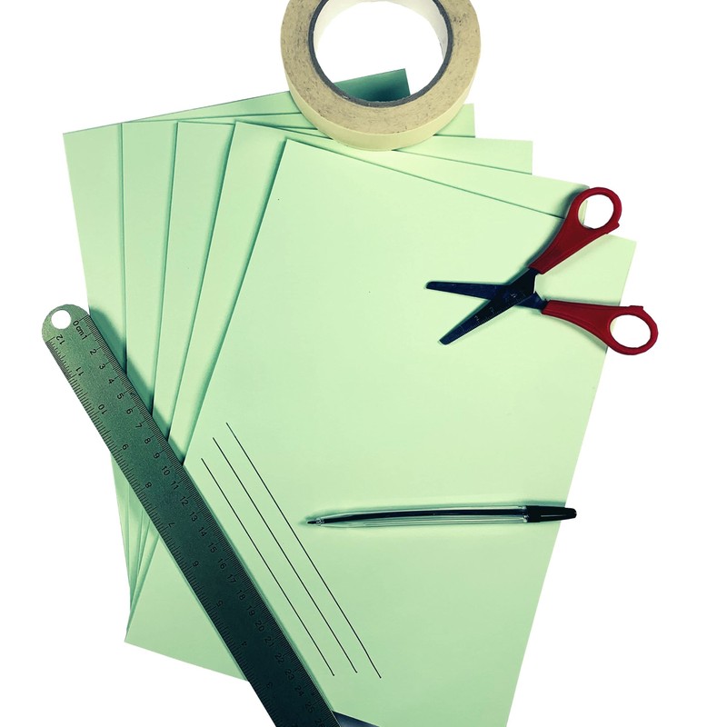 A4 Light Green Card Paper Printer - 160gsm 40 Sheets
