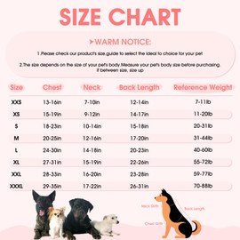 BRKURLEG Recovery Suit for Dogs After Surgery,Surgery Recovery Suit for Dogs Cats Female Male, Dog Onesie for Surgery for Abdominal Wounds Recovery Shirt, Substitute E-Collar & Cone(Pink, L)