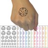 D12 12 Sided Gaming Gamer Dice Critical Role Temporary Tattoo