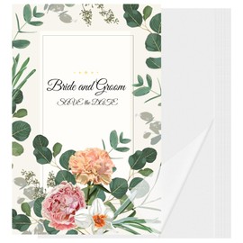 130 Pcs Vellum Translucent Paper 8.5 x 11 inches Tracing Vellum Invitation Paper for Vintage Greeting Card Overlays, Lanterns, Envelope Sketching Crafting Scrapbooking, Journaling (93gsm/63lb)