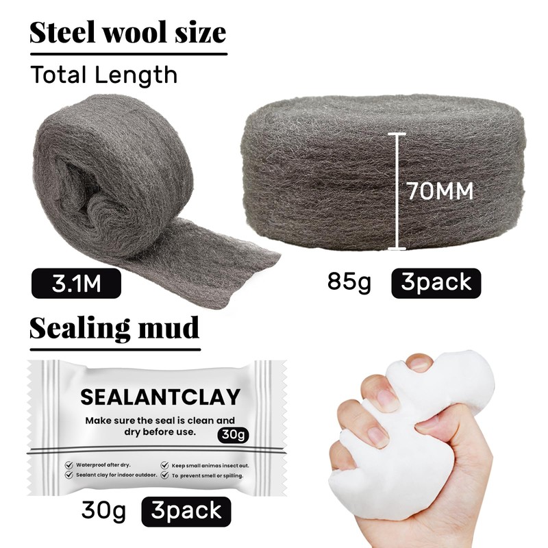 Daily Treasures Steel Wire Wool with Sealing Mud