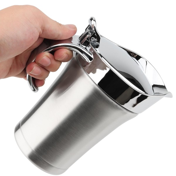 DAKFOOK 750ml Gravy Pot, Stainless Steel Gravy Boat Jug with