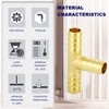 ChillWaves Brass Hose Barb Fittings, Tee 3 way Union Intersection/Splitter