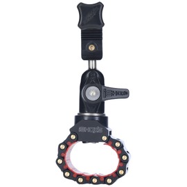 iSHOXS Hell Rider LS Bicycle Handlebar Mount for Action Camera Compatible with GoPro Hero 11-10-9-Max, DJI Osmo Apexcam and Similar Cameras with Aluminium Swivel Module 20-30 mm