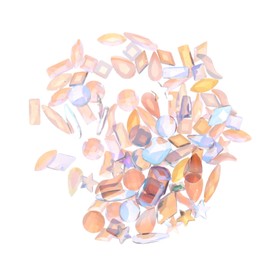 Baluue 100pcs Nail Art Mixed Flatback Decorations for Manicure for Nail Art Your Manicure and Creativity