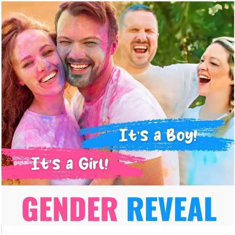 Color Blaze Baby Gender Reveal - 5lb Pink & 5lb
