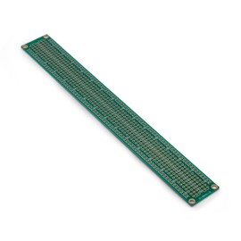 SchmalzTech Double Sided ENIG Protoboard, Solderable Breadboard, Electronic Circuit Board for DIY Prototype Circuit, FR4, Plated Through Hole Solder Prototype Board, ST-PROTO-1-8 (1" x 8")