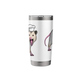 Opossum Chef Chef hat Stainless Steel Insulated Tumbler
