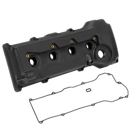X AUTOHAUX 132644Z011 Car Engine Valve Cover Replacement with Gasket Black for Nissan Sentra GXE XE CA Sedan 1.8L 2000 2001 2002