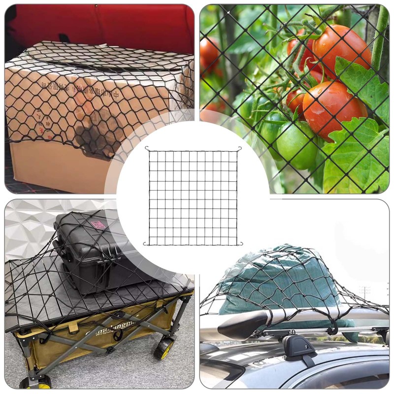 Grow Tent Net, Scrog Net, 40 x 40 cm, Elastic