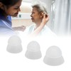 15pcs Hearing Amplifier Eartip 2 Layers Detachable Silicone Hearing Amplifier