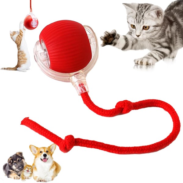Interactive Cat Toy Ball, Luoqun88 Electric Automatic Cat Toys for