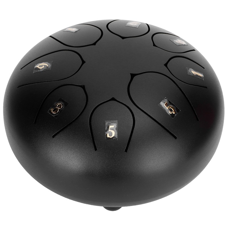 6in Tongue Drum 8‑Tones Ethereal Hand Pan Drums with Drumstick