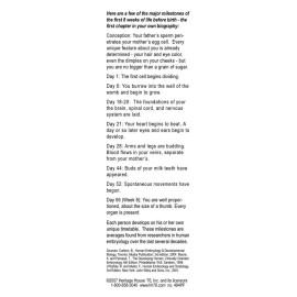 Heritage House '76 Precious Feet Pro-Life Bookmark (Pack of 100)