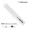 SILSTAR PROFESSIONAL 7" NAIL FILE SQUARE ZEBRA 100/180 MADE IN