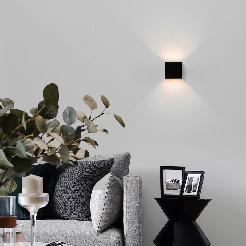 Quickway Imports Modern Wall Sconce LED Waterproof Wall Lamp Aluminum