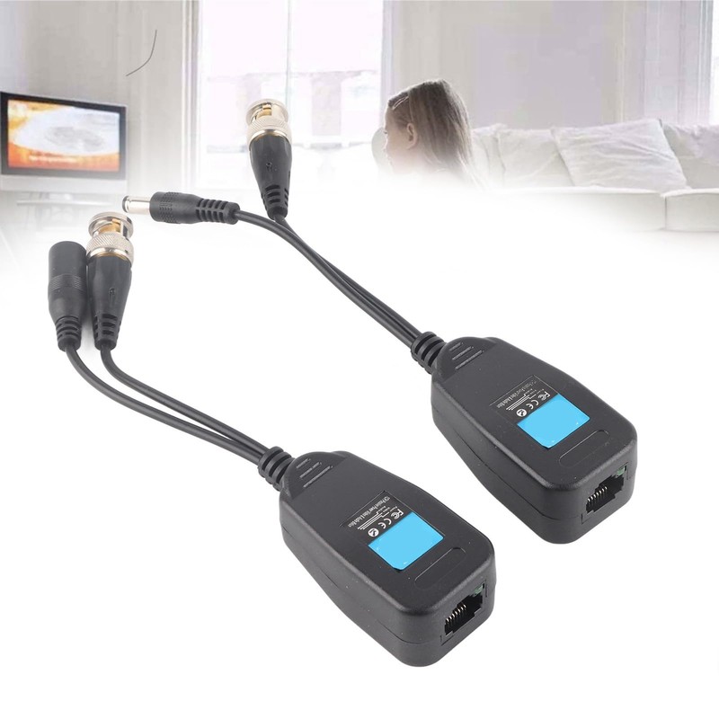 Video Balun 1 Pair Passive CCTV Coax Analog to IP
