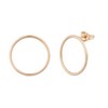 HUNTER & TROVE 14K Gold Fill Circle Minimalist Stud Earrings