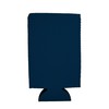 Blank Neoprene 16 oz. Can Coolie (2 Pack, Navy Blue)