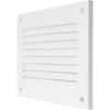 Repa Market 4 x 4 Inch Air Vent Cover/White Galvanized