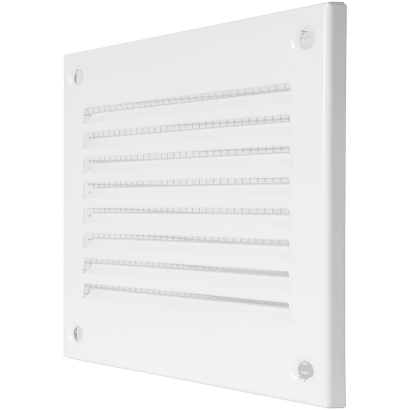 Repa Market 4 x 4 Inch Air Vent Cover/White Galvanized