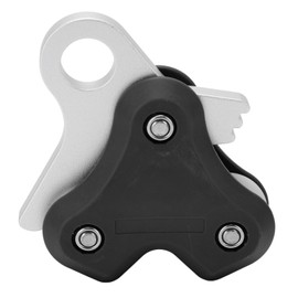 Aluminum Alloy Pulley Scuba Free Diving Buoy Metal Rope Retractor High Efficiency Diving AccessoriesBlack