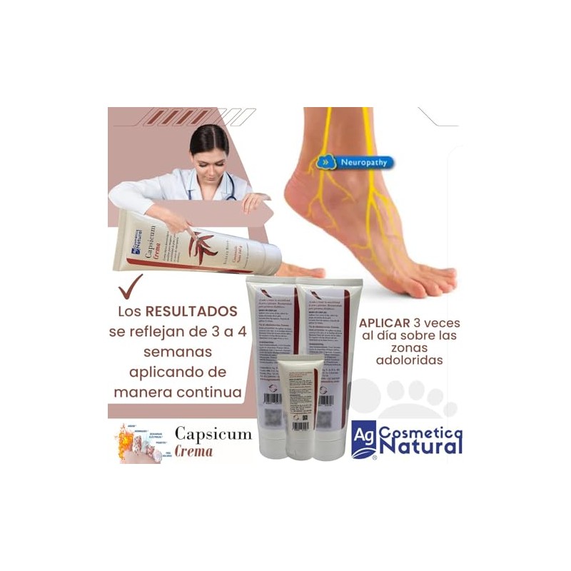 Duo Cremas Capsicum Neuropatía Diabética Reduce Dolor Neuropático Recupera Sensibilidad