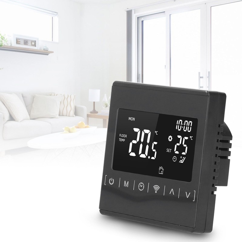 WiFi Smart Thermostat Electric Floor Heating Temperature Controller Voice Control
