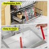 GlassCuisine Tempered Glass Cutting Board Set for Kitchen Counter -