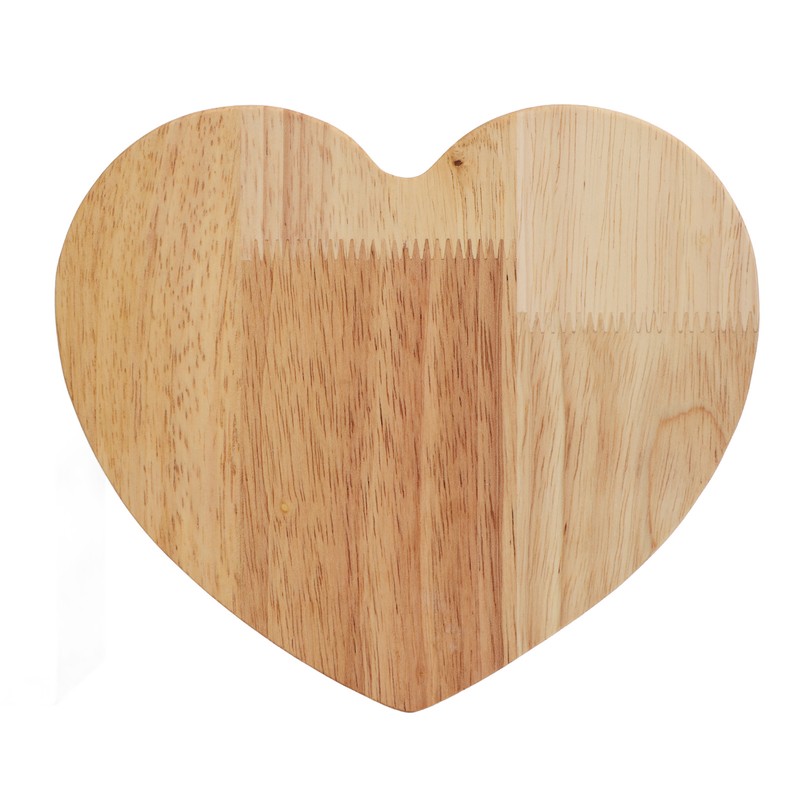 Heart Shaped Storage Box Transparent Acrylic Panel Wooden Display Case