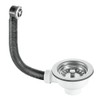 McAlpine BWSTOFSS 1�" Basket Strainer Waste and Overflow, Chrome