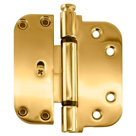 Brixwell 56-223pb Adjustable Guide Hinge Polished Brass