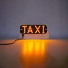 Juren 1pcs Taxi Sign Light USB On/Off Button, Bright Taxi