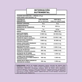 Suplemento Alimenticio Pre Entreno Focus 240g Pure Form Sabor Guava Mango                                                                             